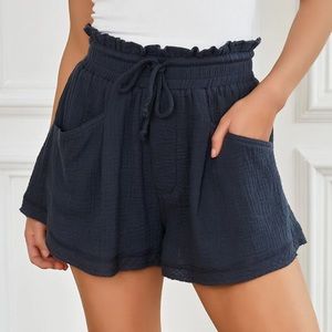Vici | Cotton Drawstring Shorts